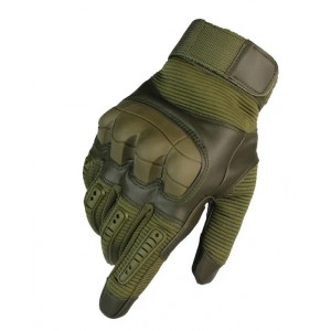 Перчатки тактические защитные A.S.S. Tactical-26 олива [STRIKE GEAR]